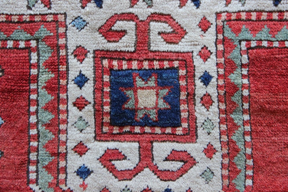 137 x 180cm Antique 'Sewan' Kazak, Caucasus View VIII