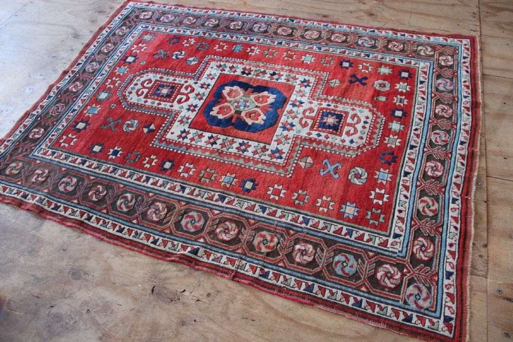 137 x 180cm Antique 'Sewan' Kazak, Caucasus View IX