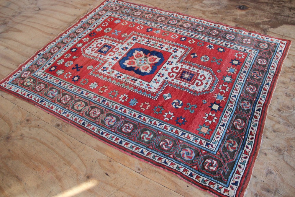 137 x 180cm Antique 'Sewan' Kazak, Caucasus View XI
