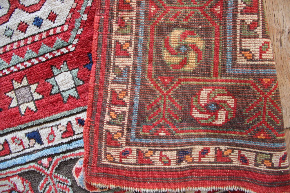 137 x 180cm Antique 'Sewan' Kazak, Caucasus View XV