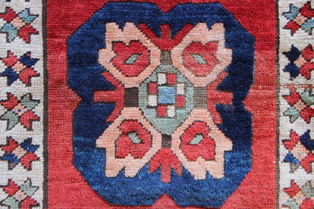137 x 180cm Antique 'Sewan' Kazak, Caucasus View XVI