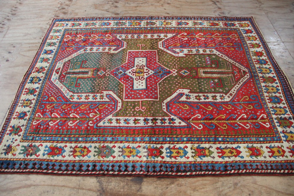 183 x 226cm Early 19th Century Sewan Kazak, The Caucasus View VIII