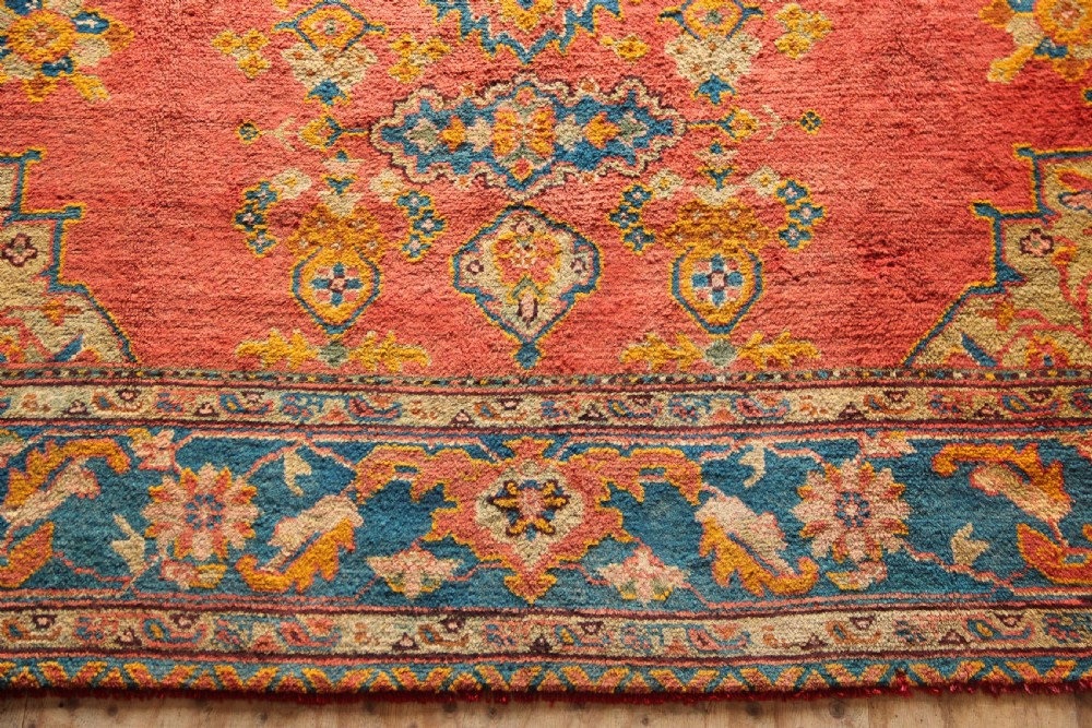 358 x 390cm Antique Oushak / Ushak Carpet View III
