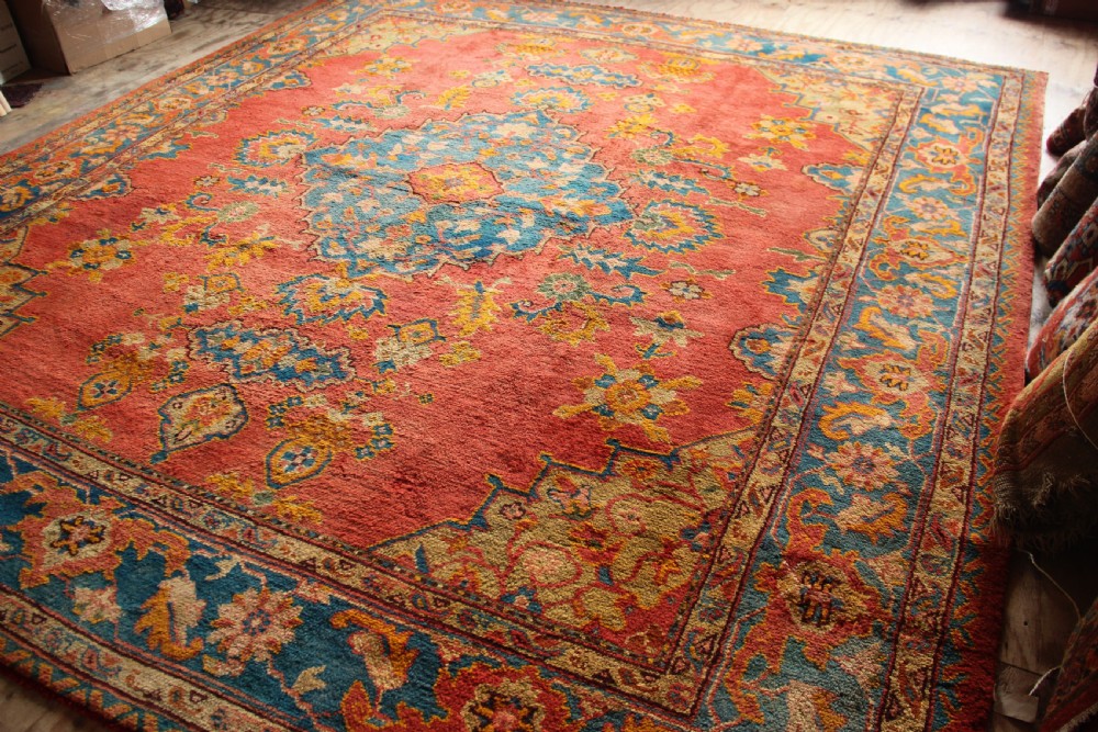 358 x 390cm Antique Oushak / Ushak Carpet View XI