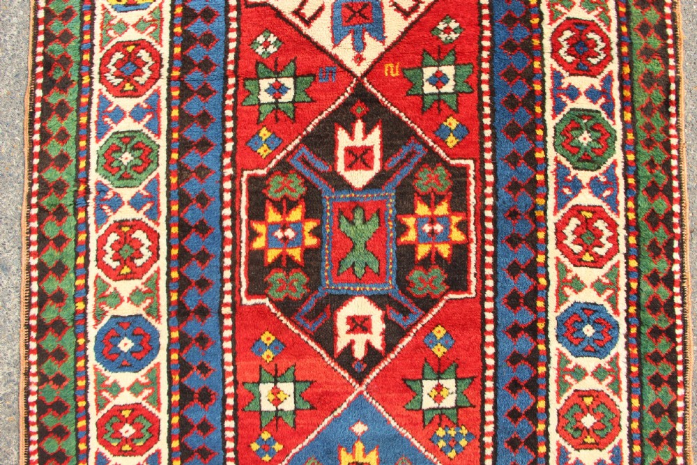 100 x 427cm Antique Kazak Runner View III