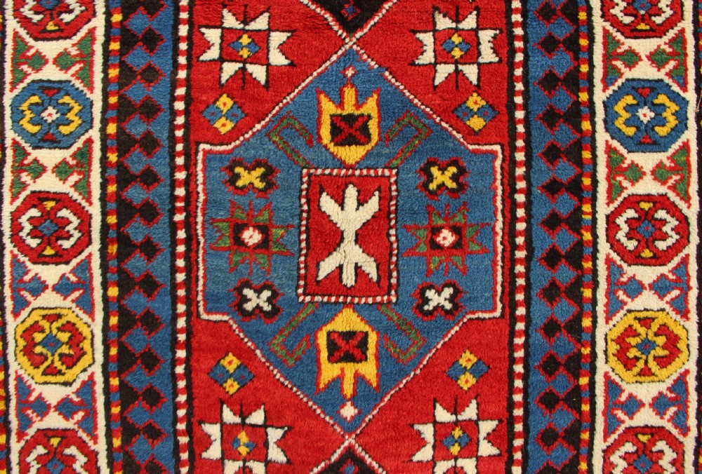 100 x 427cm Antique Kazak Runner View V