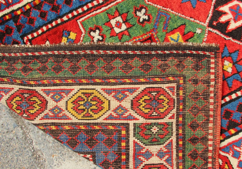 100 x 427cm Antique Kazak Runner View IX