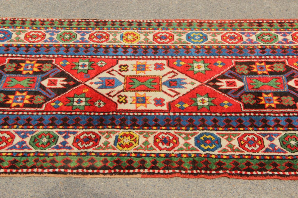 100 x 427cm Antique Kazak Runner View XIV