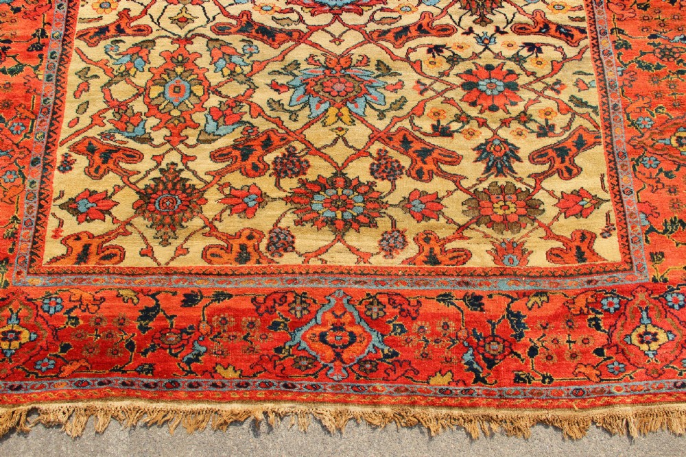 335 x 403cm Antique Fereghan Ziegler Carpet View II