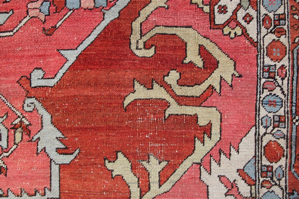 281 x 373cm Antique Serapi Carpet View XVI