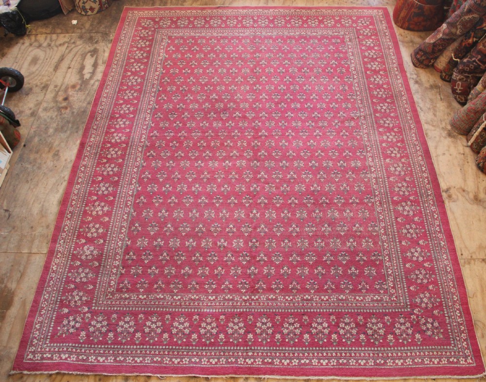 274 x 365cm Antique Amritsar Carpet, Northern India