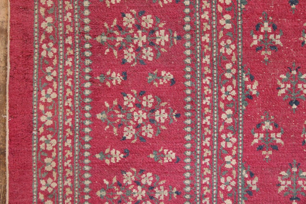 274 x 365cm Antique Amritsar Carpet, Northern India View IX