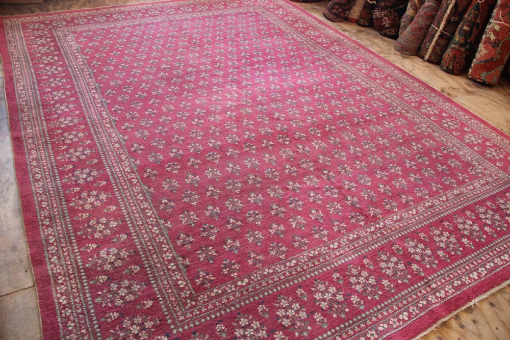 274 x 365cm Antique Amritsar Carpet, Northern India View X
