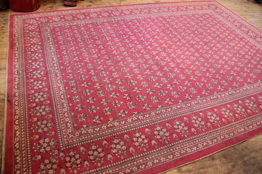274 x 365cm Antique Amritsar Carpet, Northern India View XI