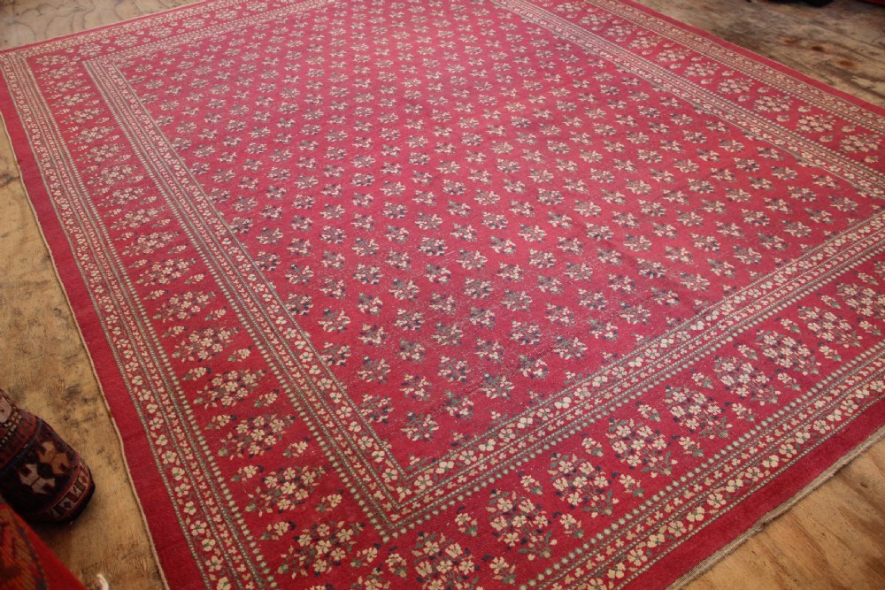 274 x 365cm Antique Amritsar Carpet, Northern India View XII