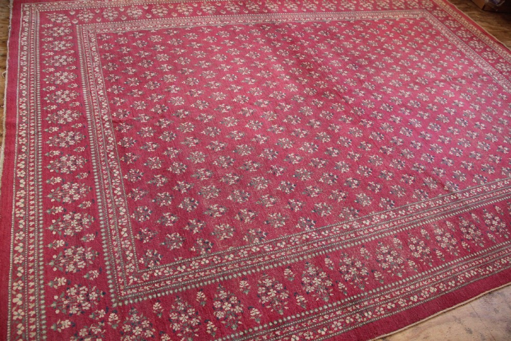274 x 365cm Antique Amritsar Carpet, Northern India View XIII