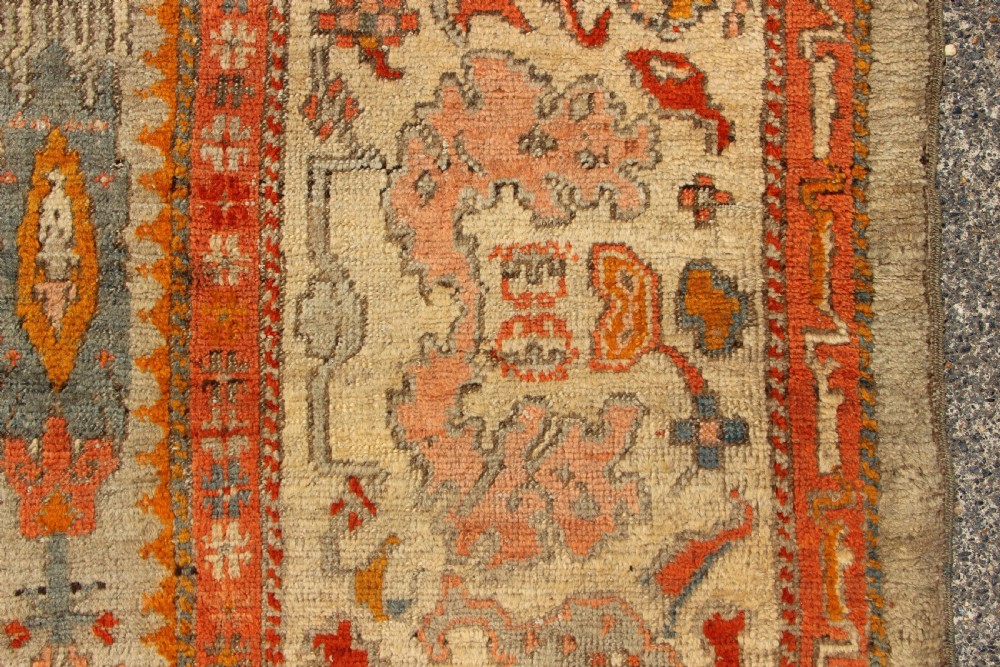 373 x 422cm Antique Oushak or Ushak Carpet View VII