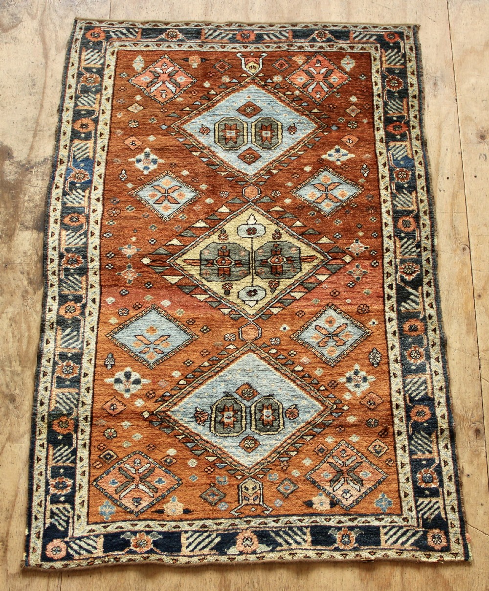 127 x 185cm Small Antique Heriz carpet