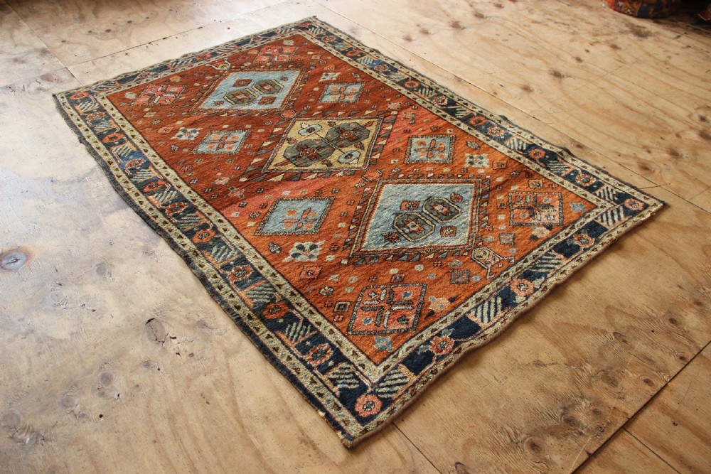 127 x 185cm Small Antique Heriz carpet View VIII