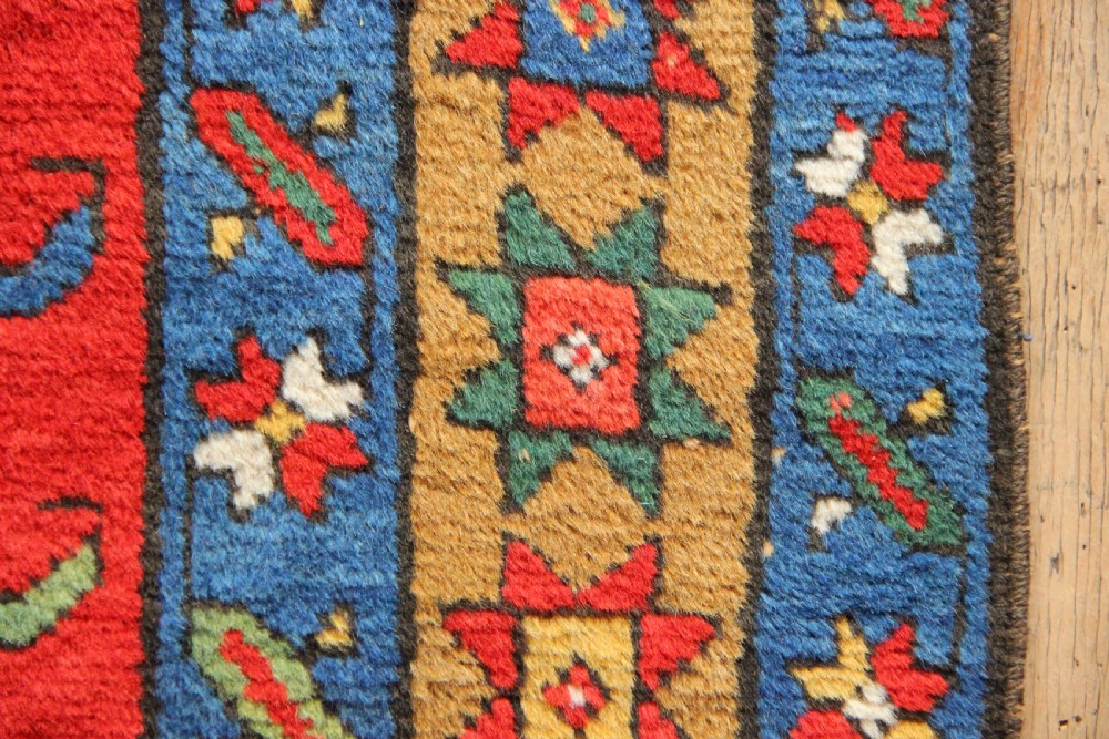 103 x 343cm Fine Antique Heriz Area Runner View VIII