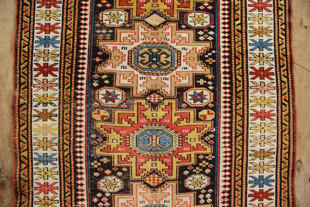 89 x 263cm Fine & Narrow Antique Caucasian Kuba Runner View XII
