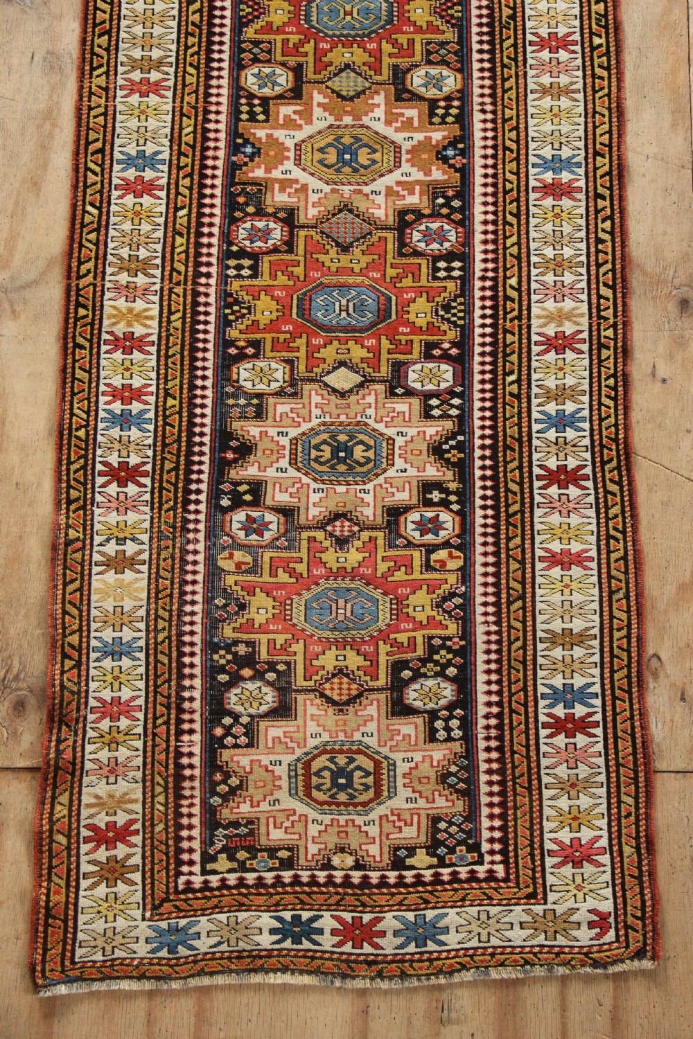 89 x 263cm Fine & Narrow Antique Caucasian Kuba Runner View XIII