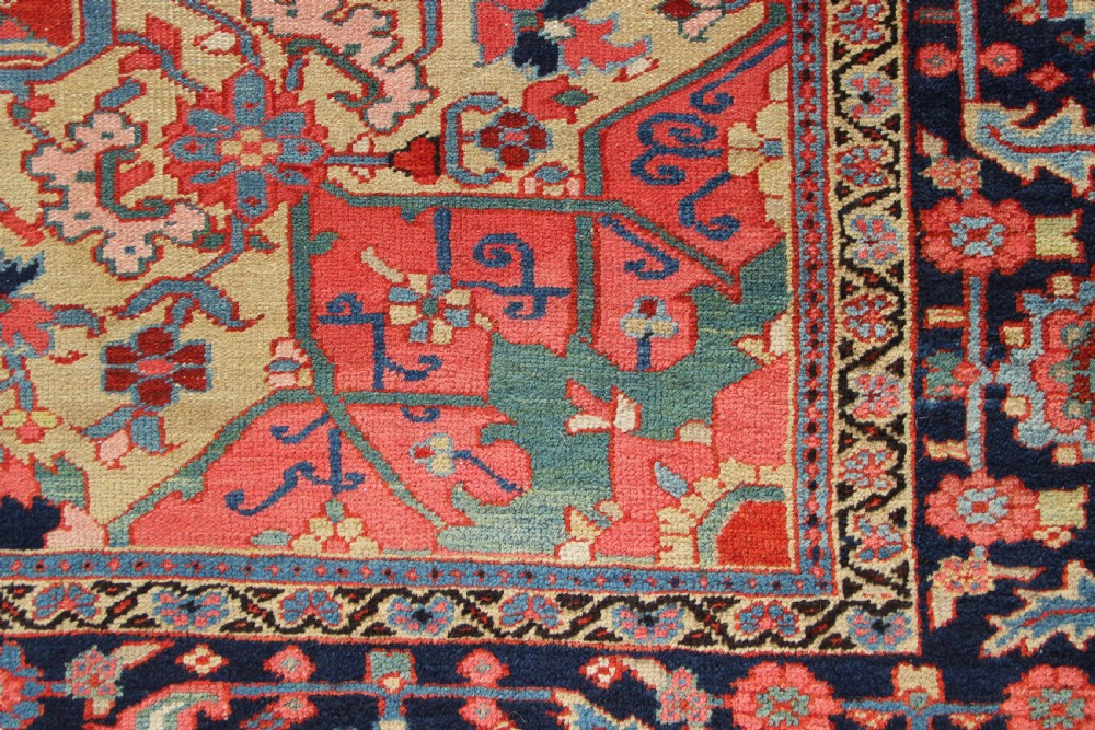 282 x 379cm Antique Heriz Carpet View IV