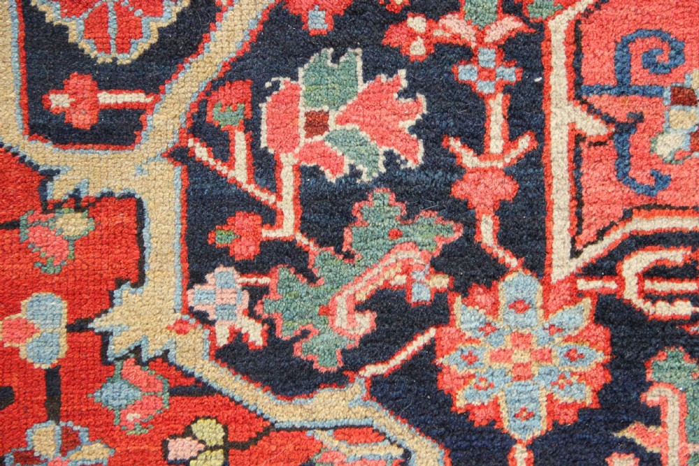 282 x 379cm Antique Heriz Carpet View VII