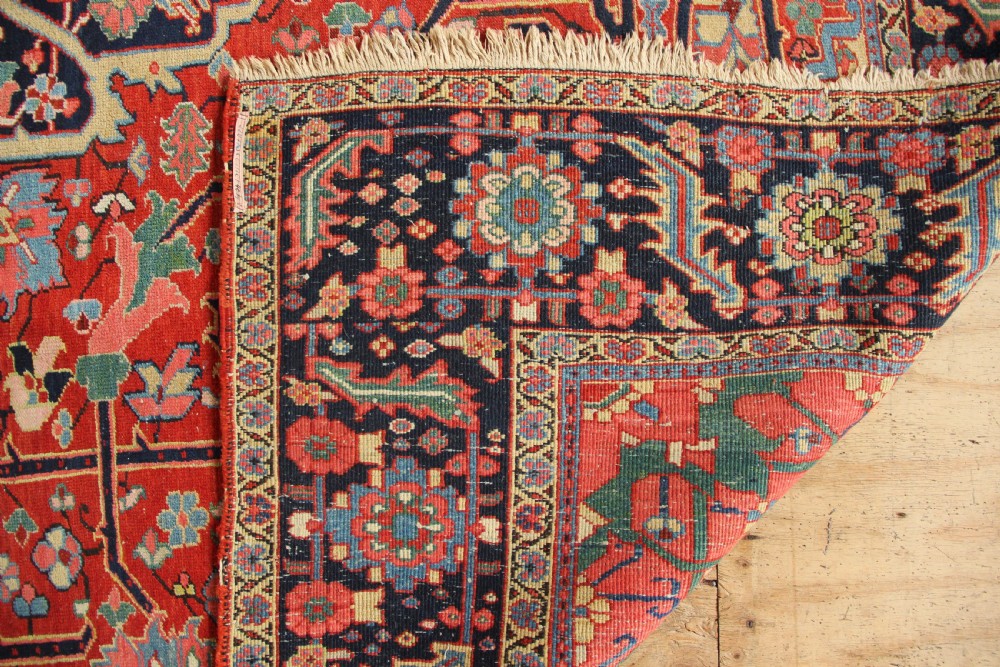 282 x 379cm Antique Heriz Carpet View XV