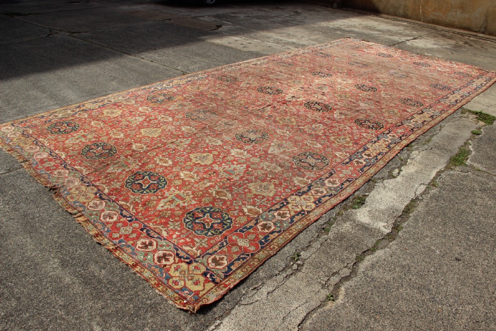 18th Century 'Golden Triangle' Carpet View IV