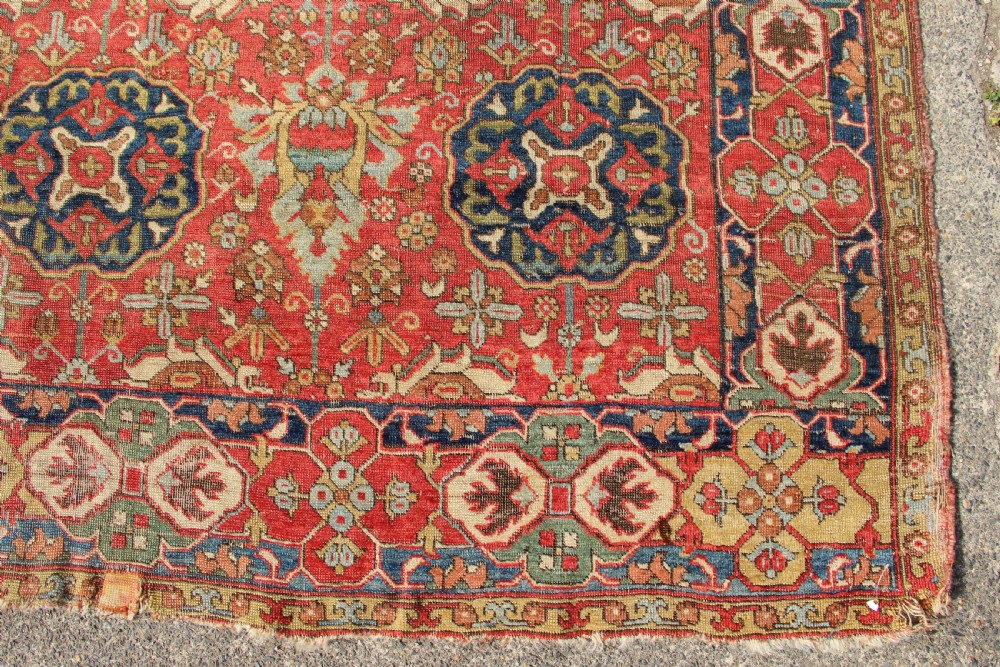 18th Century 'Golden Triangle' Carpet View V