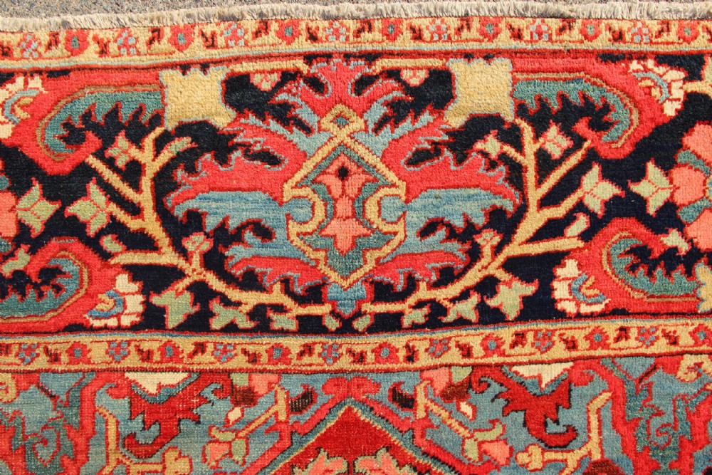 310 x 411cm Antique Heriz Carpet View VII