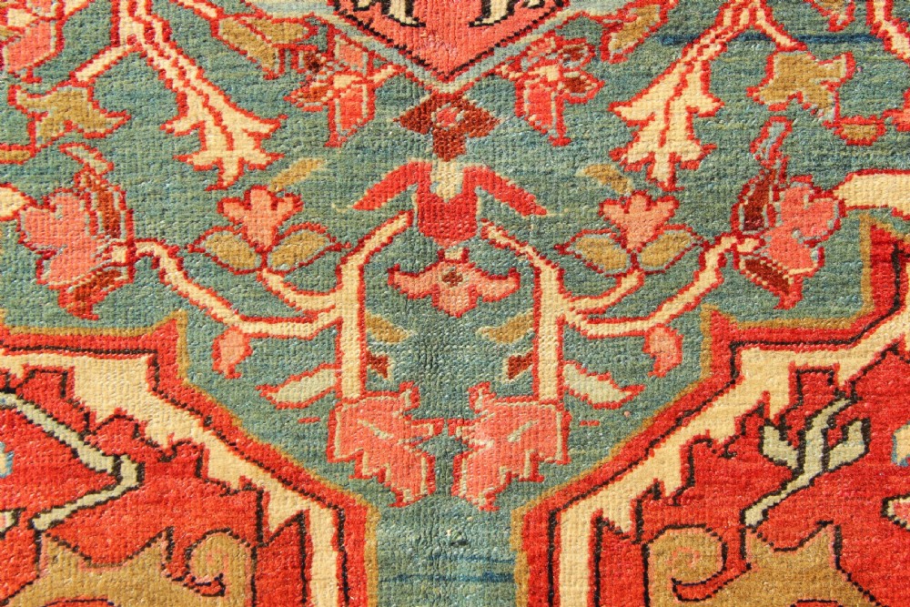 241 x 291cm Antique Serapi Heriz Carpet View VIII