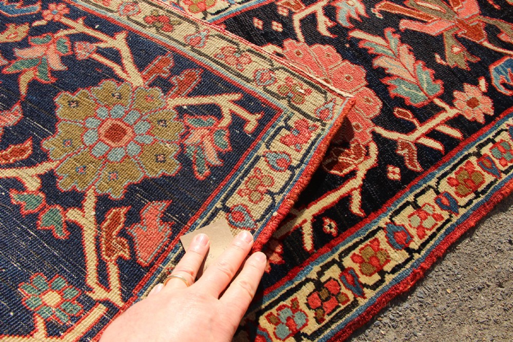 241 x 291cm Antique Serapi Heriz Carpet View XIV