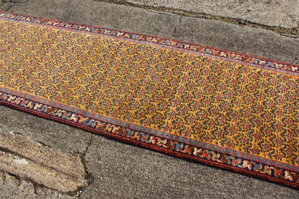 76 x 548cm Very Long And Narrow Antique Kurdish Runner View IV