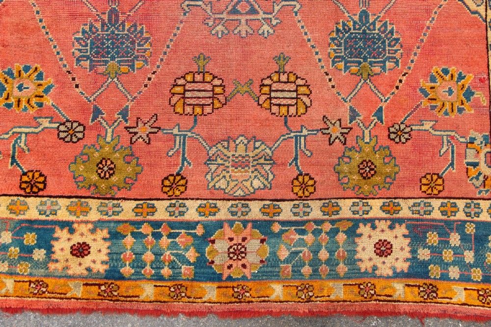 264 x 316cm Antique Oushak or Ushak Carpet View III