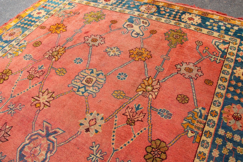 264 x 316cm Antique Oushak or Ushak Carpet View IX