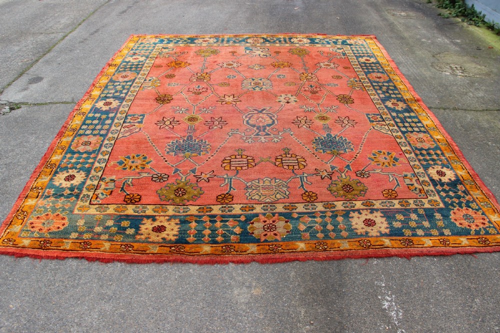 264 x 316cm Antique Oushak or Ushak Carpet View XII