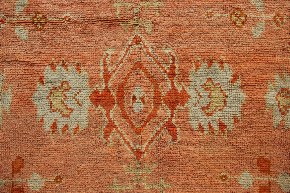 220 x 287cm Antique Oushak or Ushak Rug View IV