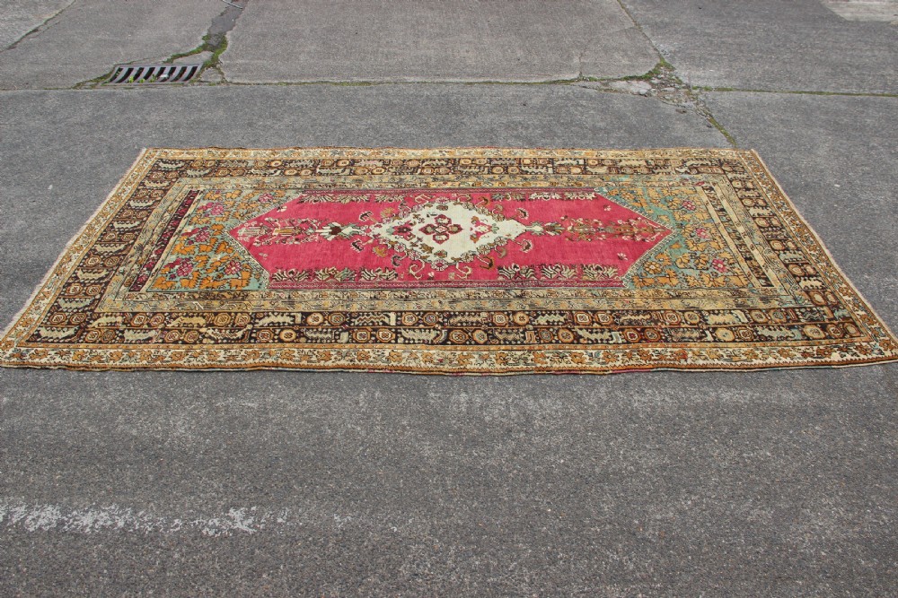 135 x 278 Antique Ghiordes Rug View XII
