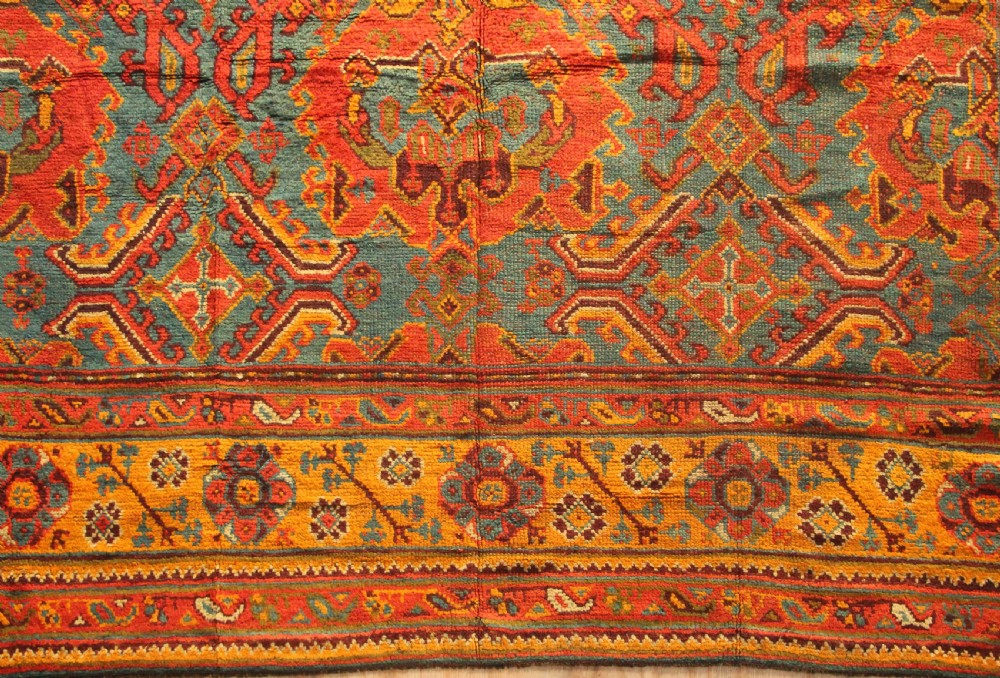 324 x 315cm Antique Oushak or Ushak Carpet View II
