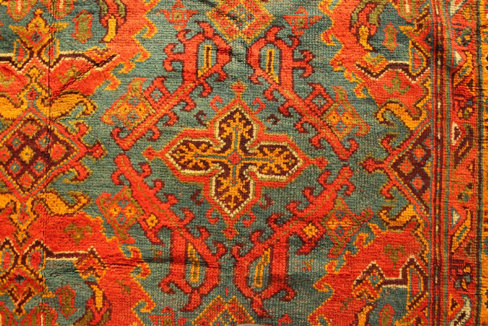 324 x 315cm Antique Oushak or Ushak Carpet View III