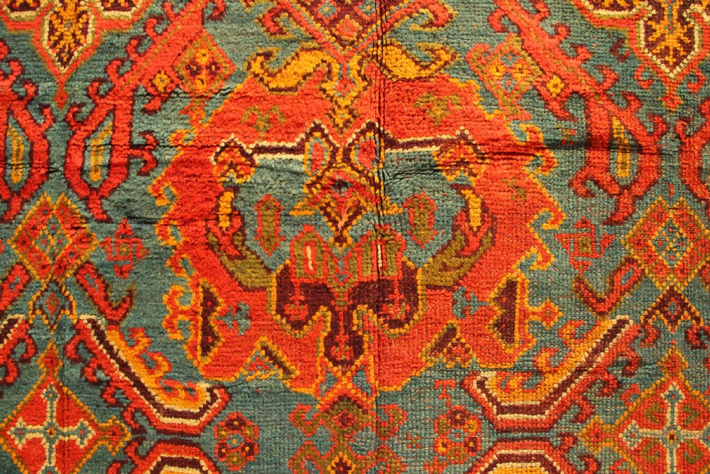 324 x 315cm Antique Oushak or Ushak Carpet View IV