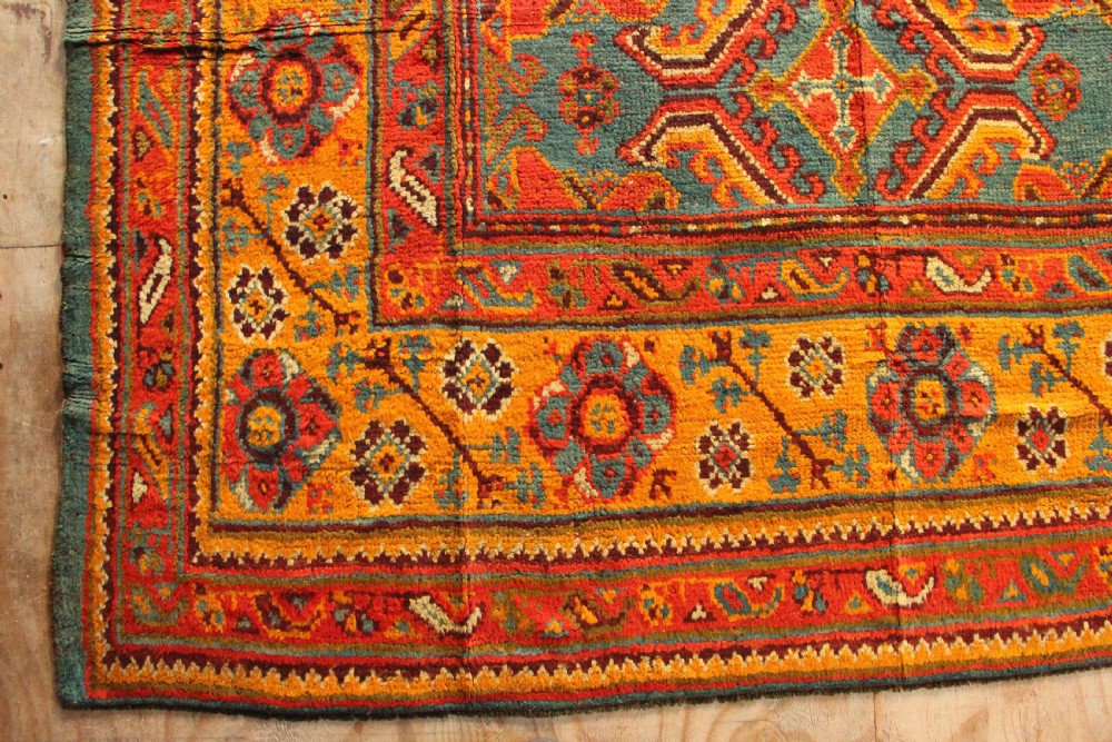 324 x 315cm Antique Oushak or Ushak Carpet View V