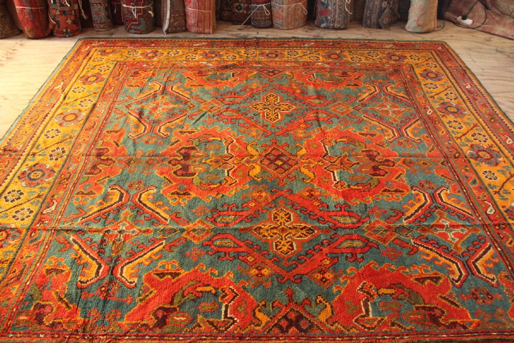 324 x 315cm Antique Oushak or Ushak Carpet View VII