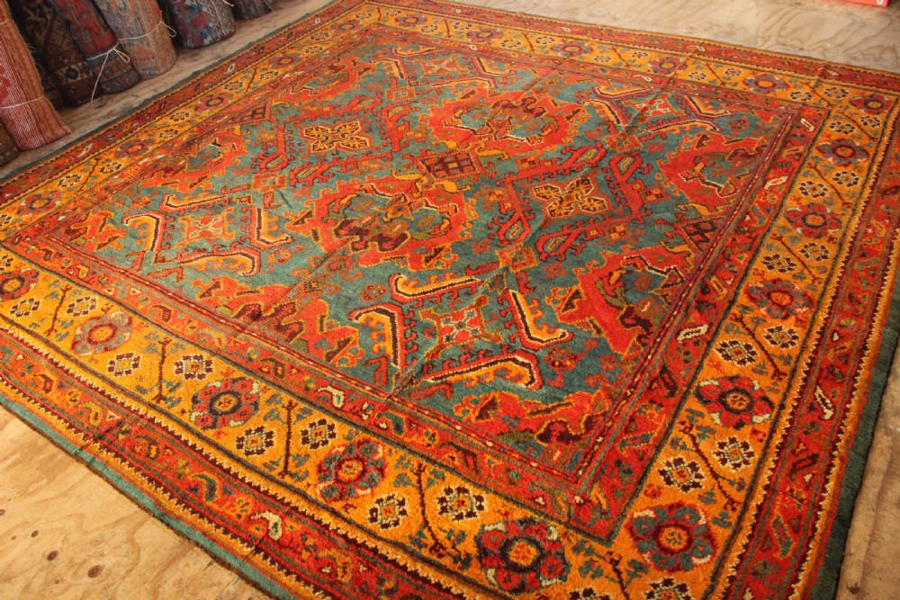 324 x 315cm Antique Oushak or Ushak Carpet View VIII
