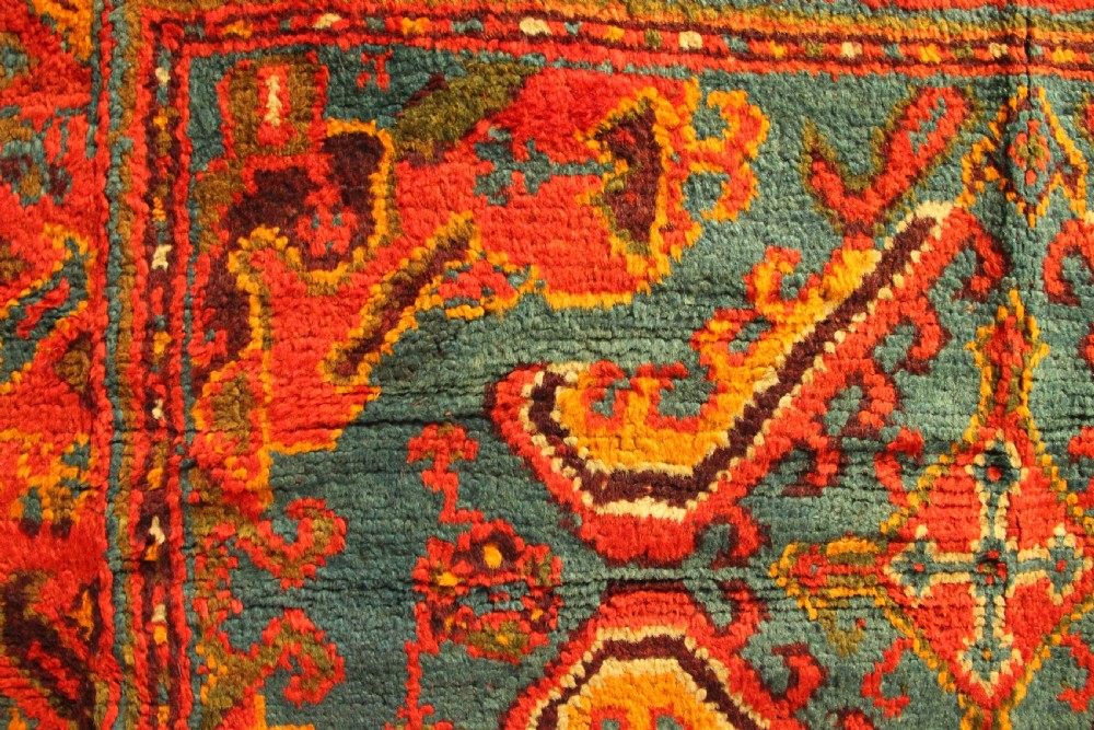 324 x 315cm Antique Oushak or Ushak Carpet View X