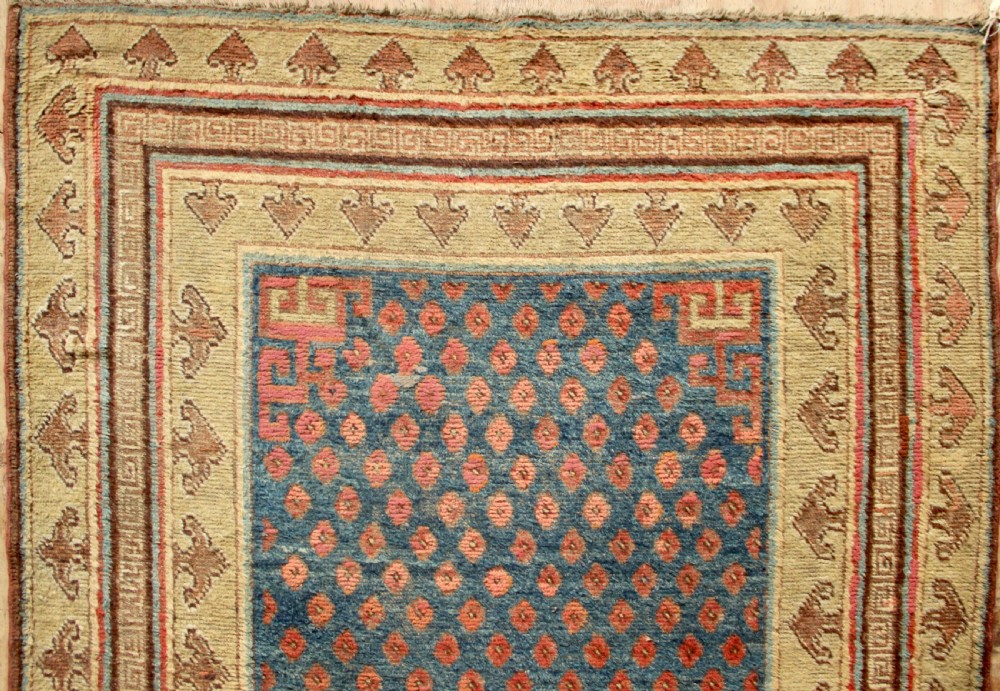 151 x 336cm 18th Century Khotan Carpet View V