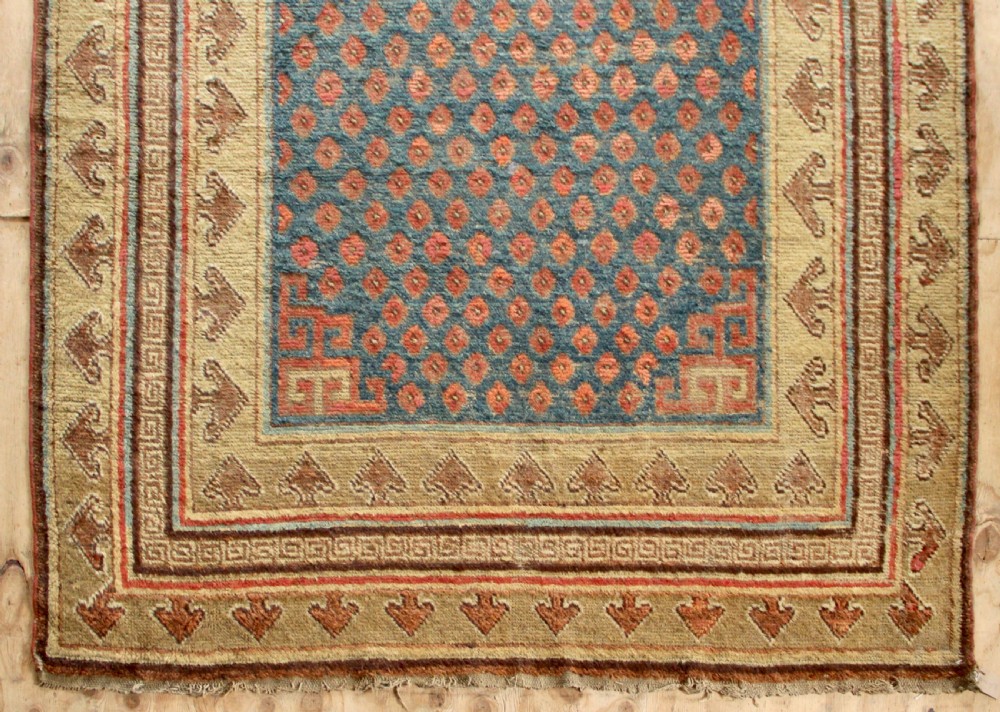 151 x 336cm 18th Century Khotan Carpet View VII