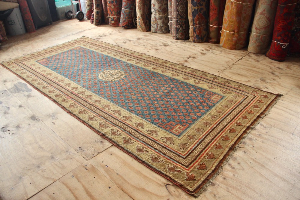 151 x 336cm 18th Century Khotan Carpet View VIII